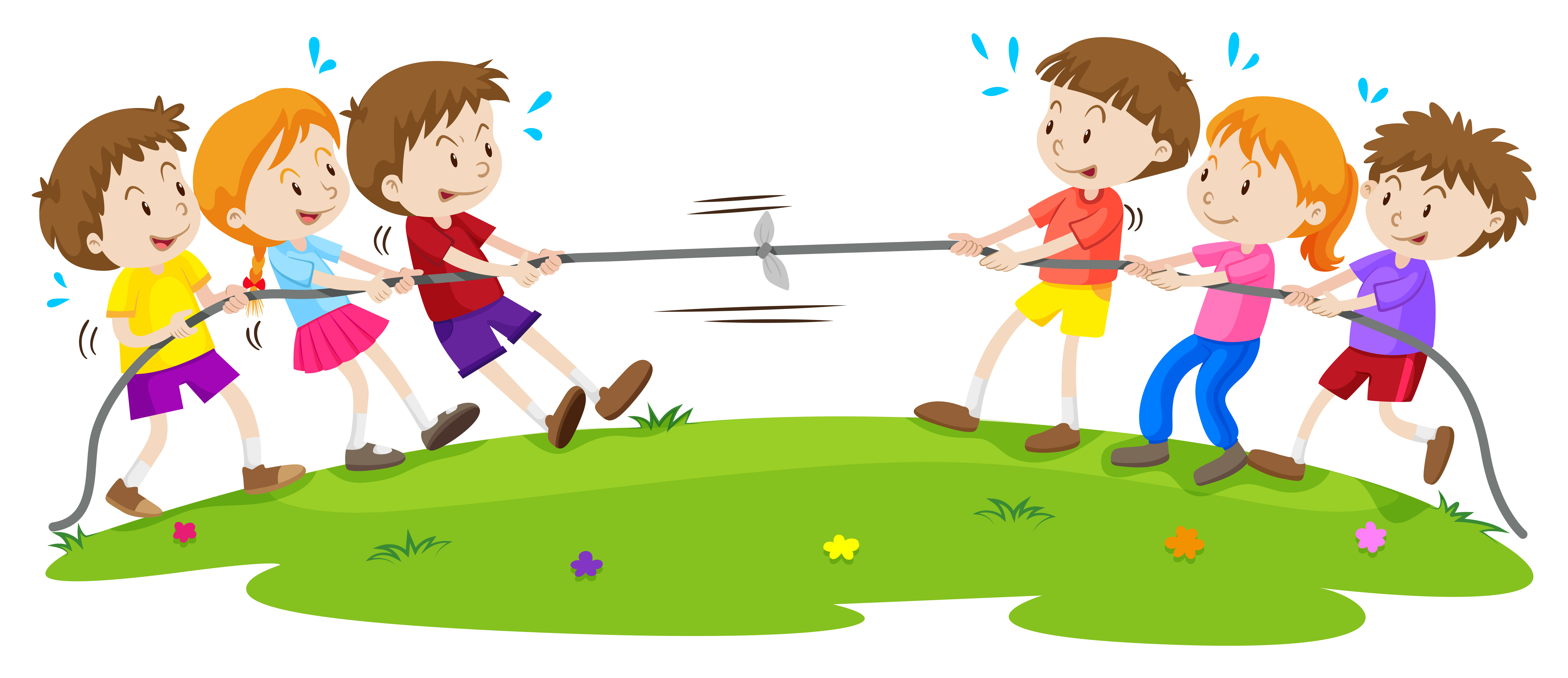 Download the Kids playing tug of war at the park 669080