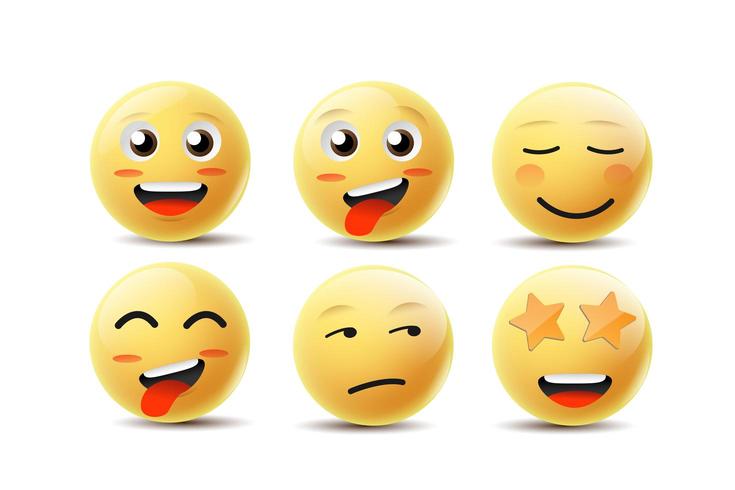 Emoji Feeling Faces vector