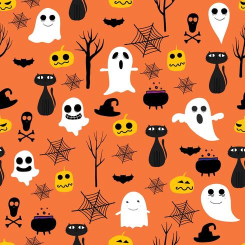 Fondo transparente de Halloween vector