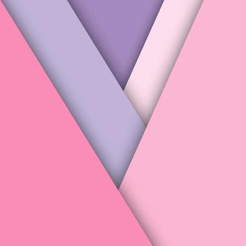 Pastel material design with shadow vector