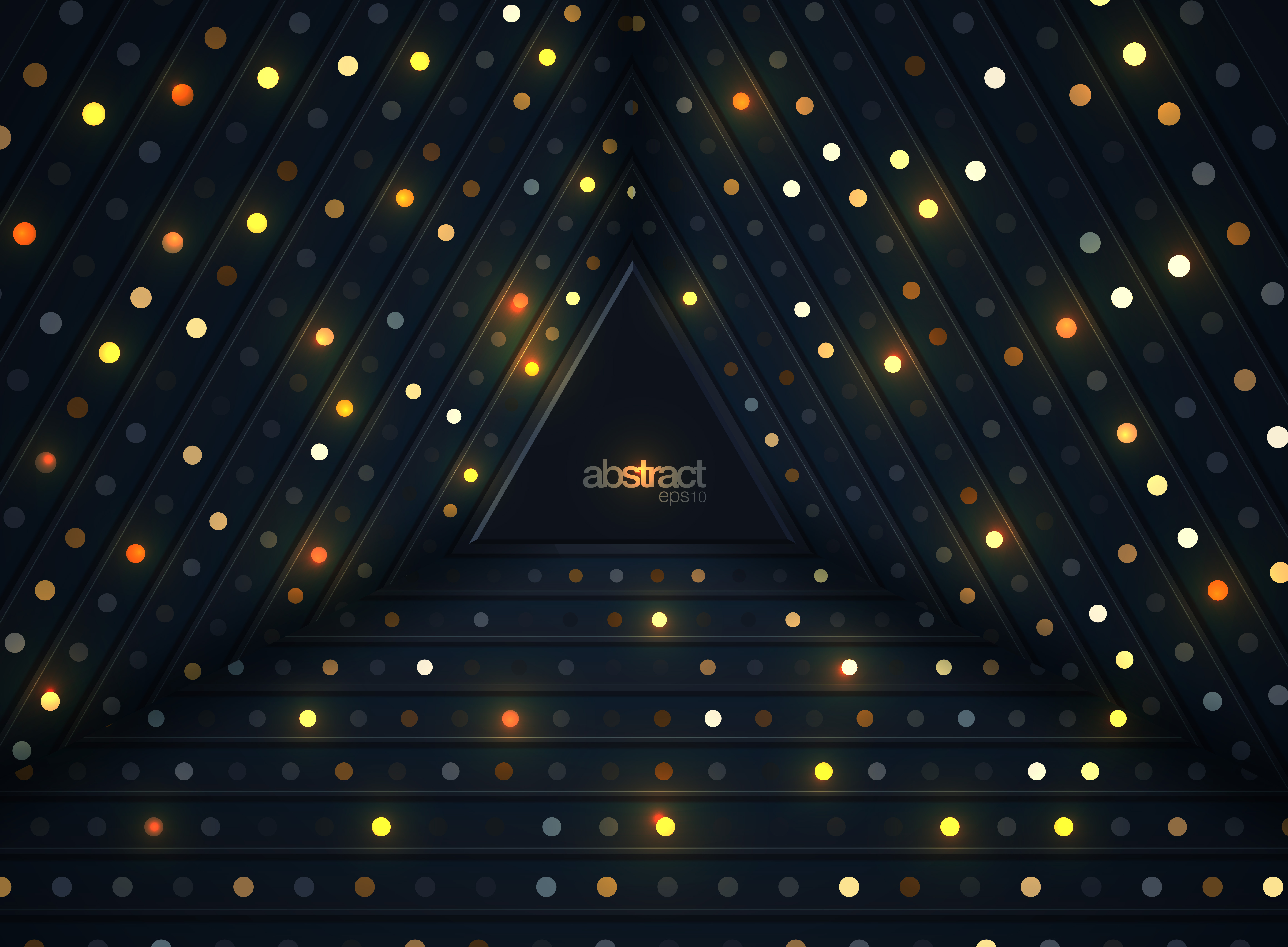 Abstract 3D background with luminous gold dots in 3D style 669471 Vector  Art at Vecteezy
