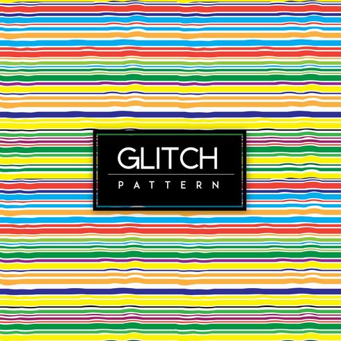 Colorful Glitch Seamless Pattern Background vector