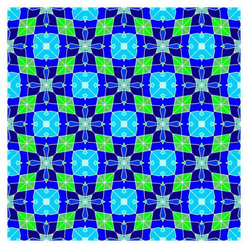 Optical illusion Geometric Seamless Pattern vector
