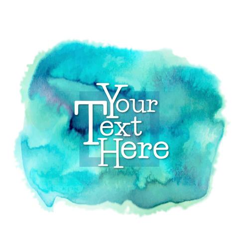 Watercolor Splatter Background vector