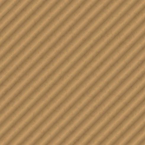 Cardboard texture brown paper thick diagonal ridges background  vector