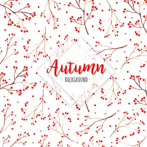  Autumn Leaves Background vector