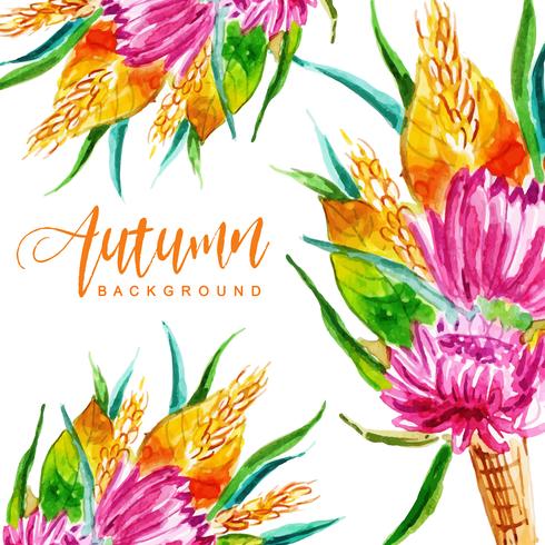 Autumn Leaves Background vector