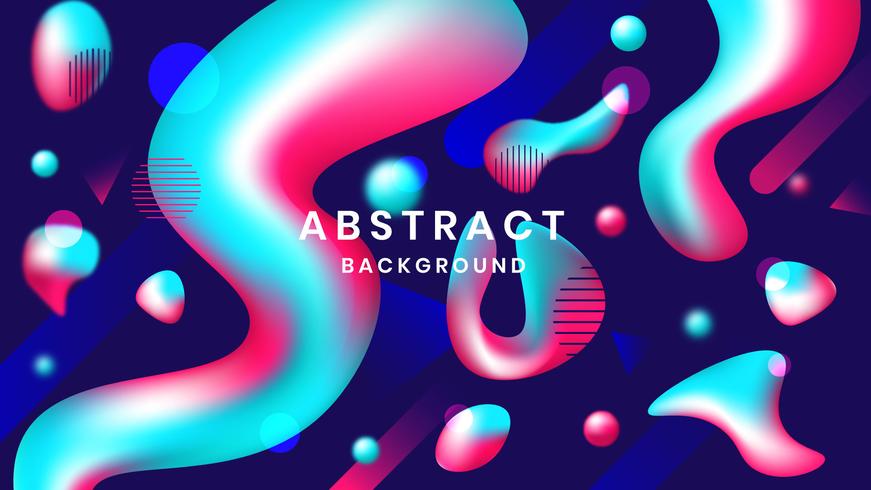 Fluid Abstract Background Wallpaper vector