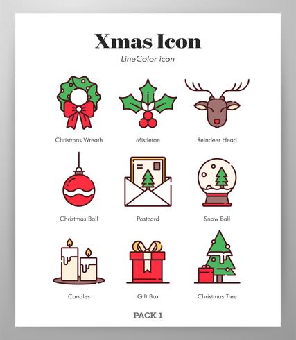 Download Christmas icons Pack - Download Free Vectors, Clipart ...