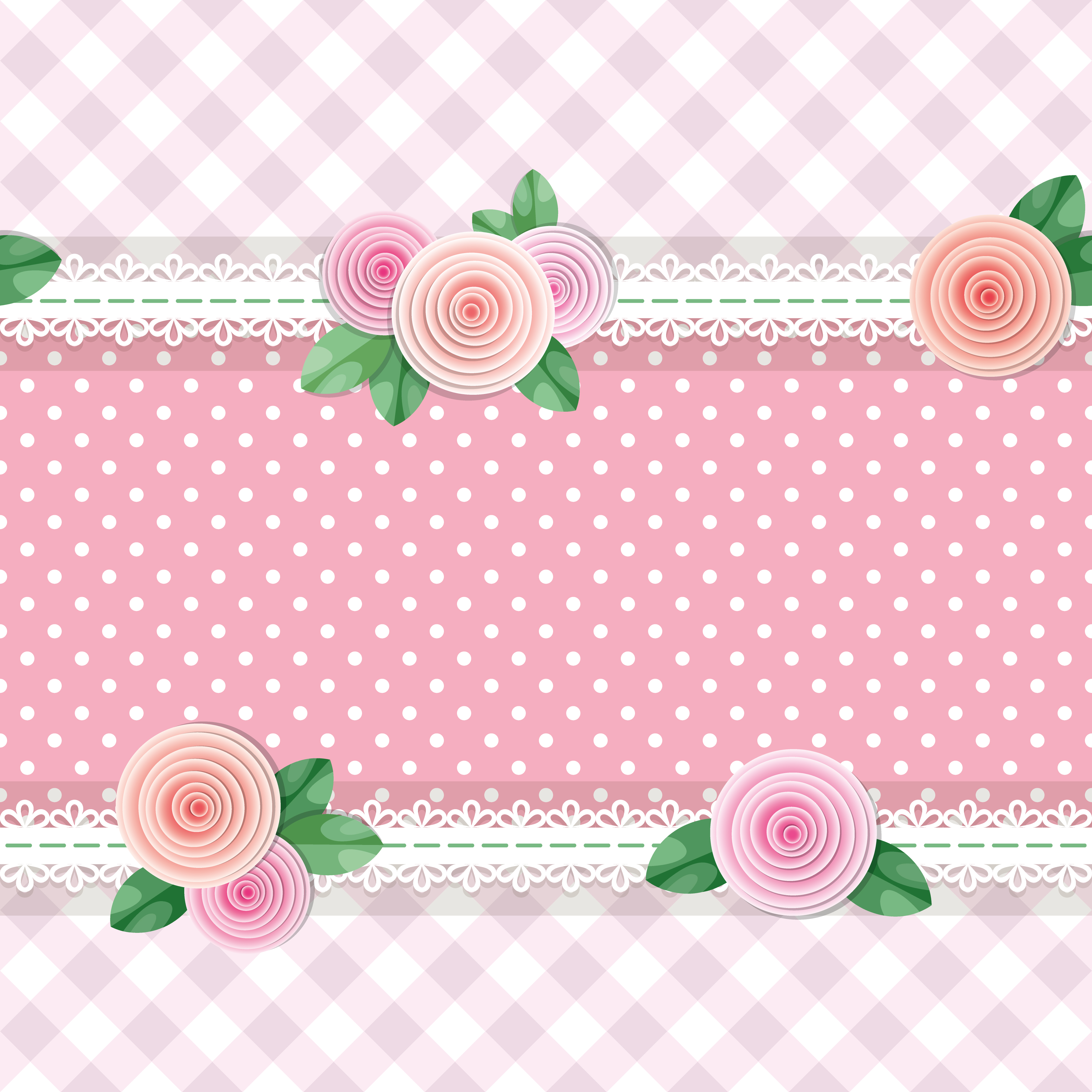 Shabby chic textile seamless pattern background with roses ...