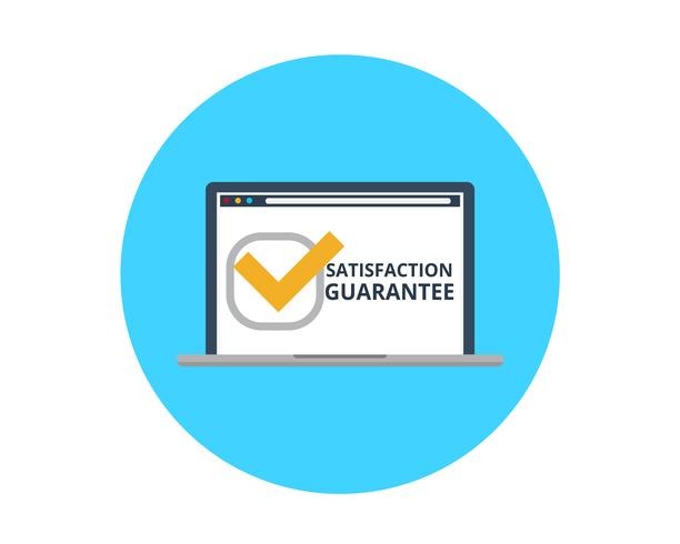 Satisfaction Guarantee Icon vector