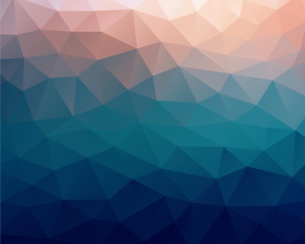 Blue  Polygon Background vector