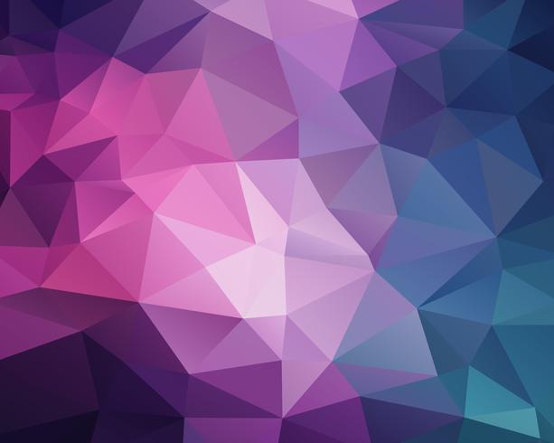 Pink Polygon Background vector