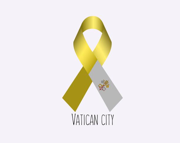 Ciudad del Vaticano de luto vector