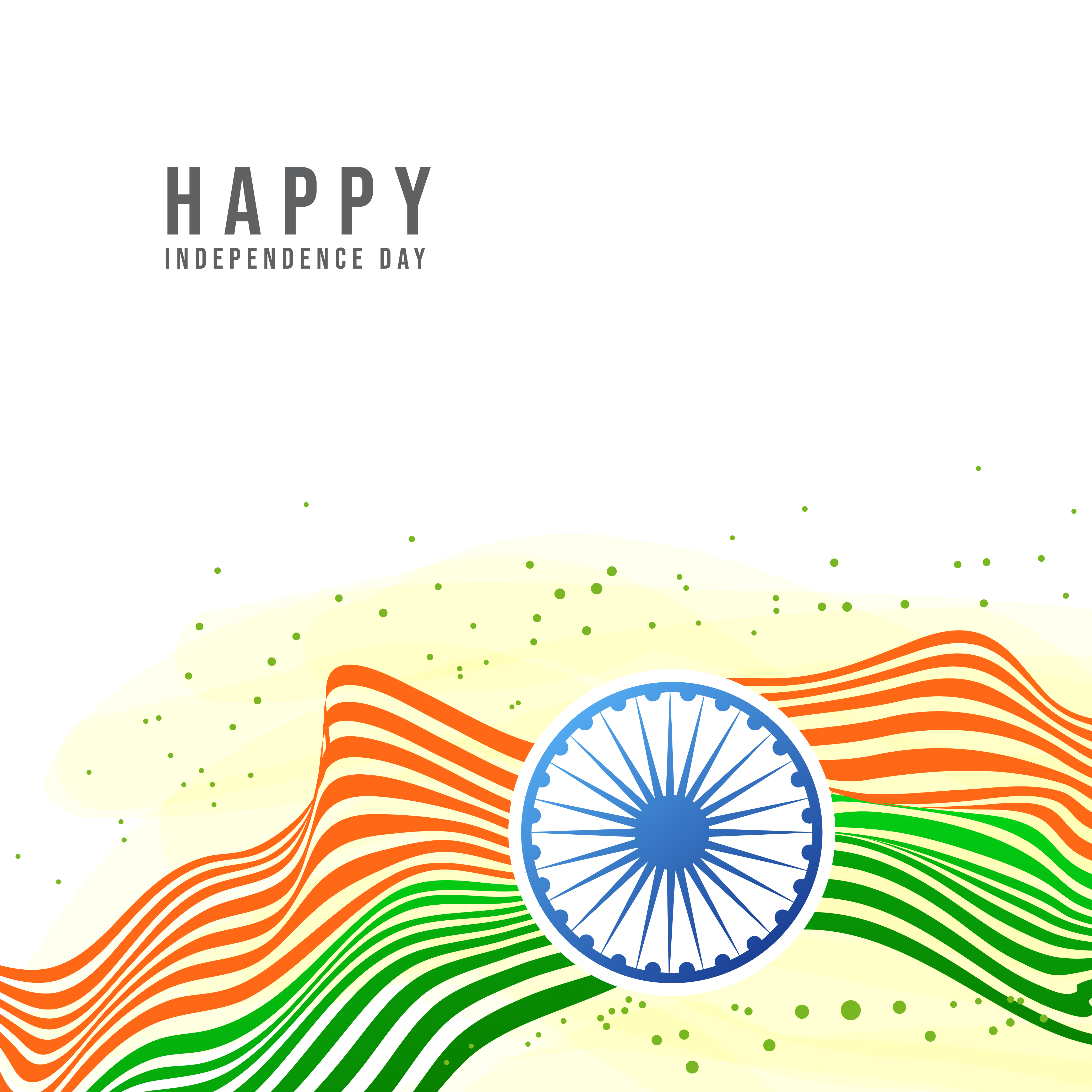 Creative Indian Independence Day background with Ashoka Wheel 671231 Vector  Art at Vecteezy