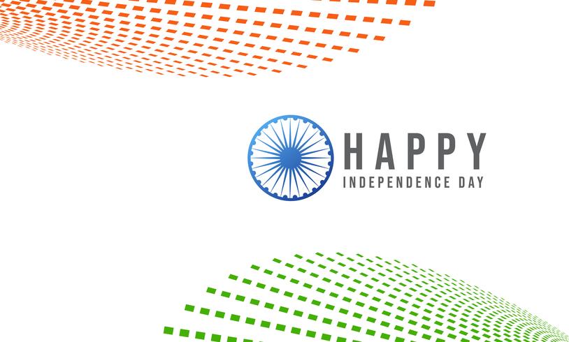 15 de agosto, celebraciones del Día de la Independencia de la India vector