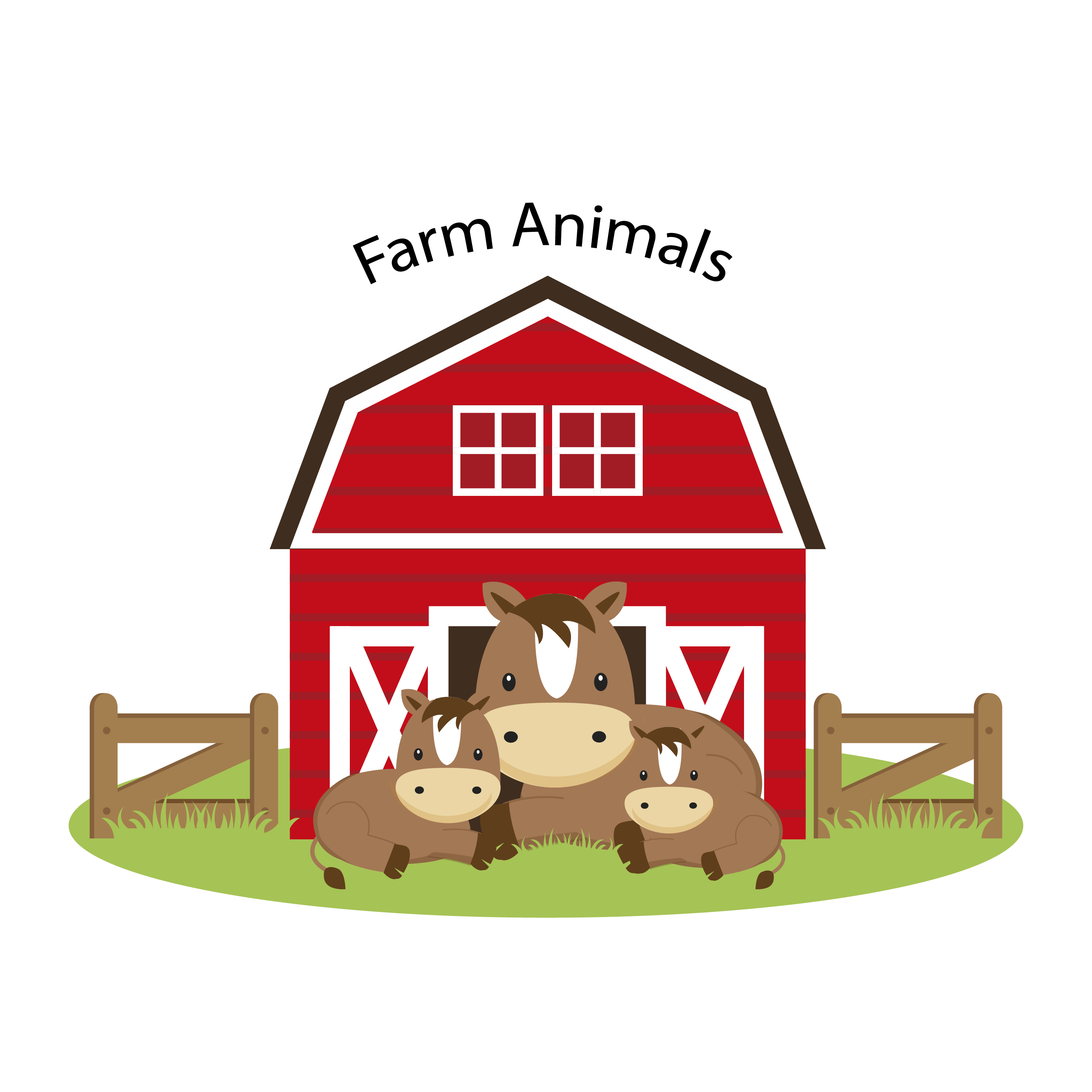 happy farm animals pictures