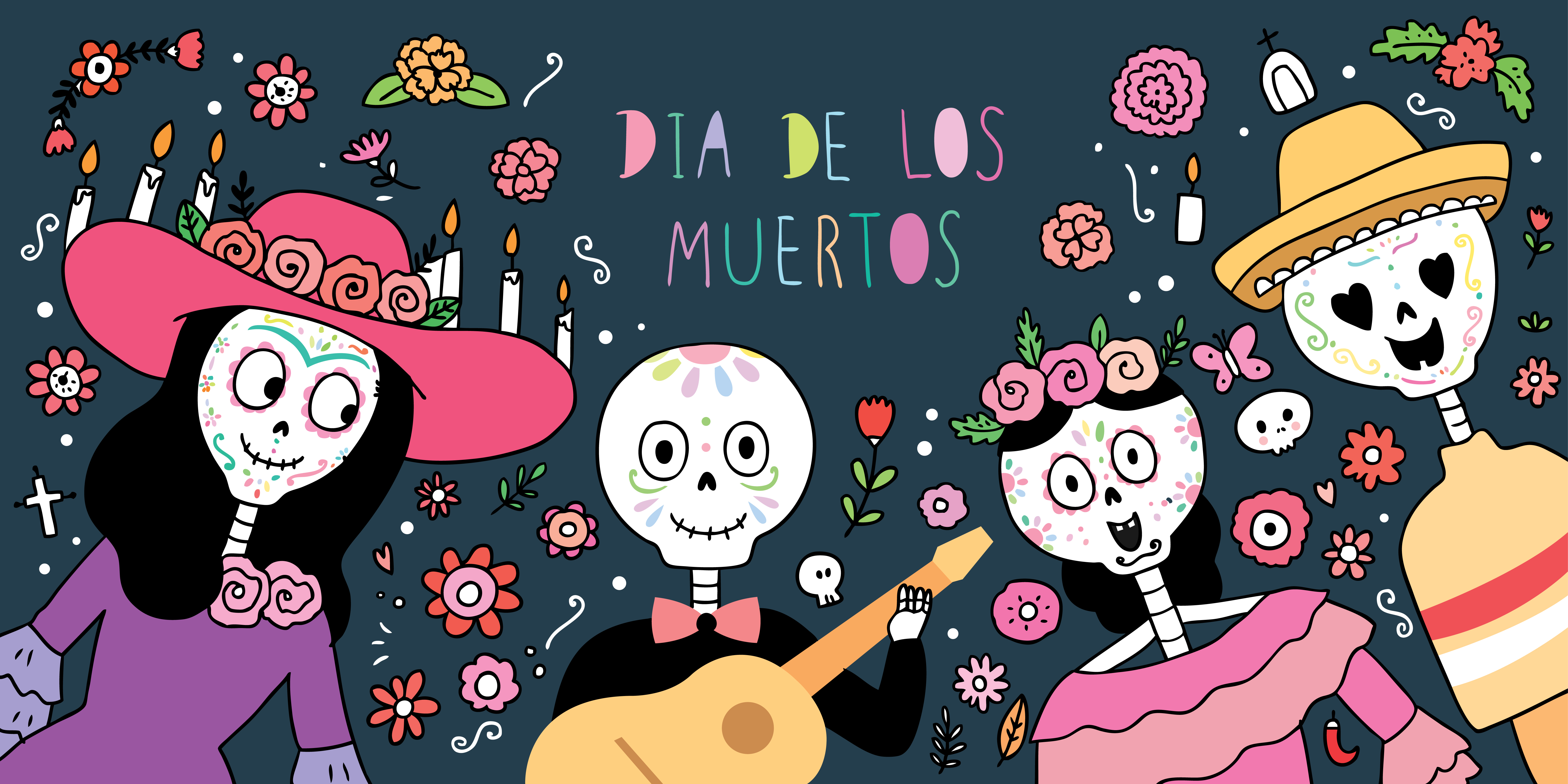 Download Day of the dead 671447 - Download Free Vectors, Clipart ...
