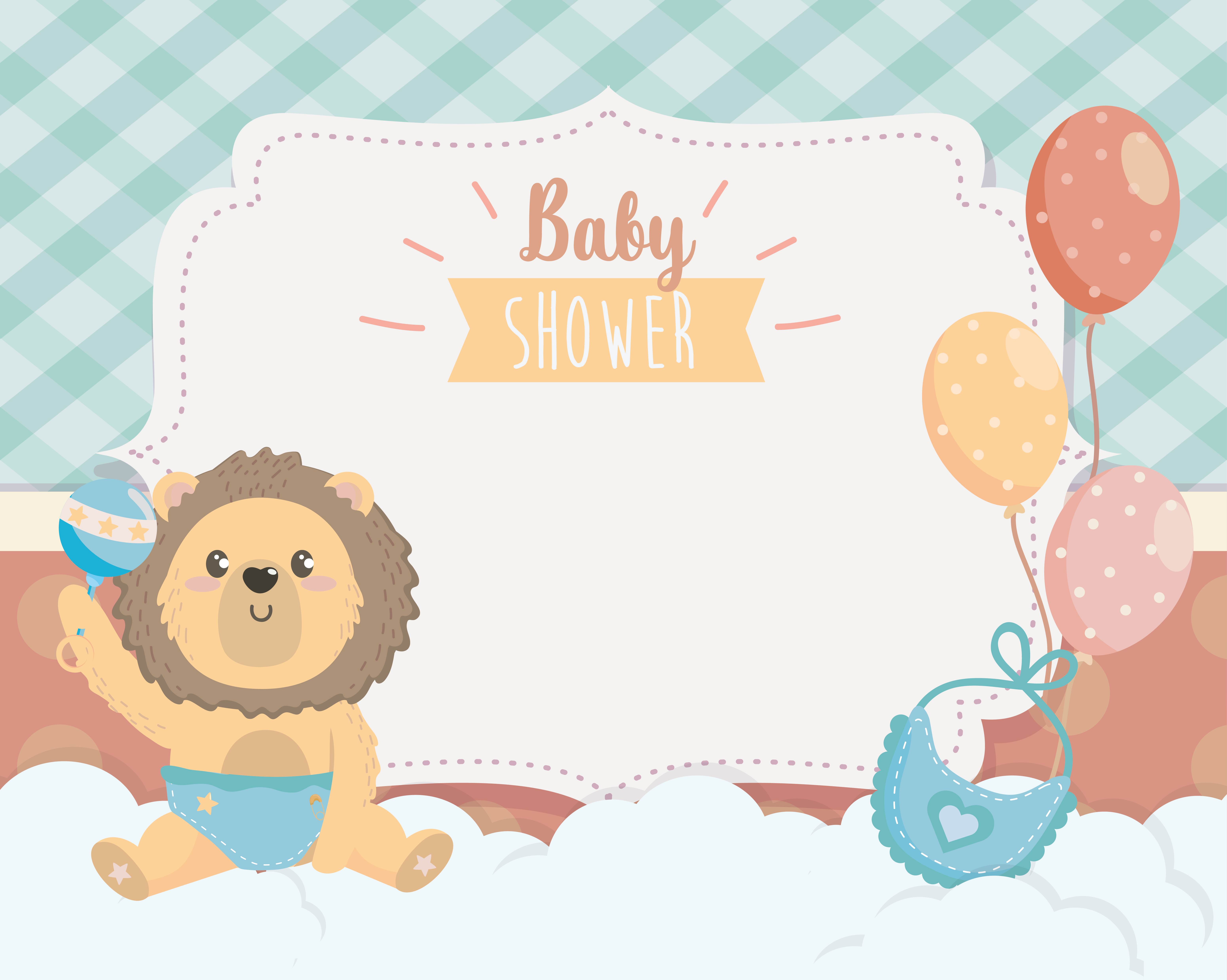 Top 46+ imagen baby shower leones 