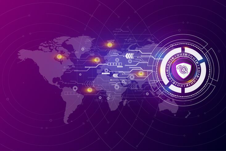 The evolution of global communications technology  vector