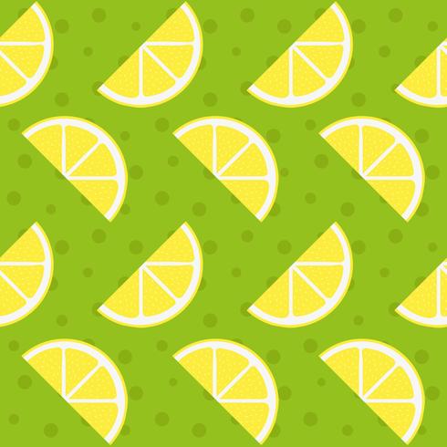 Lemon seamless pattern vector