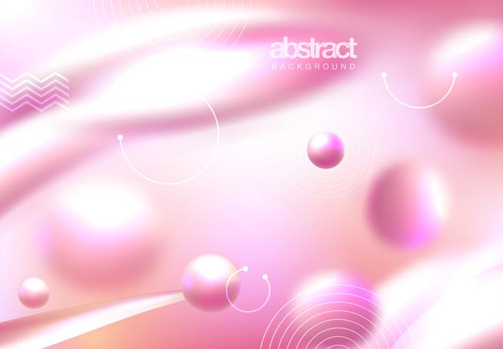 Pink Abstract Cover vector