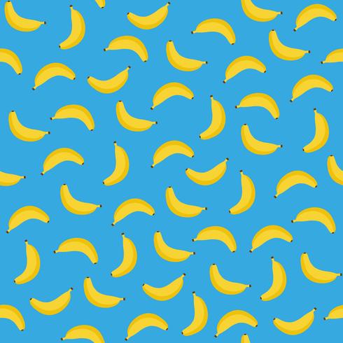 Banana seamless pattern vector