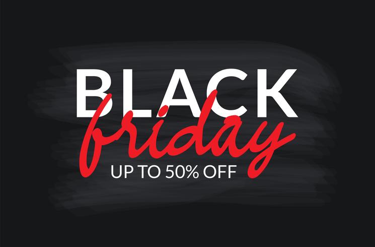 black Friday sale banner vector