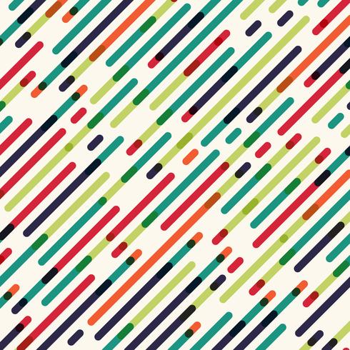 Abstract seamless diagonal red green and blue color lines pattern background vector