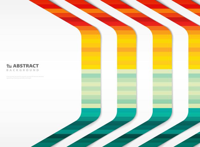 Stripe line tech colorful pattern with cover copy space vector