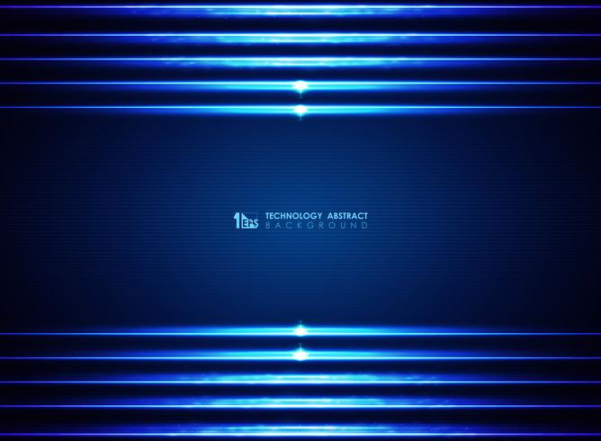 Futuristic lasers modern blue lines background vector