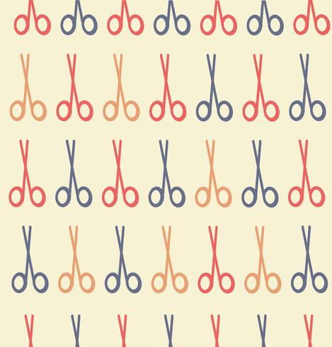 scissors pattern  vector