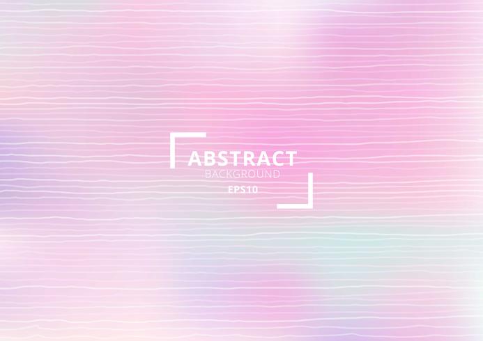 Hand drawn horizontal lines pattern pastel background vector