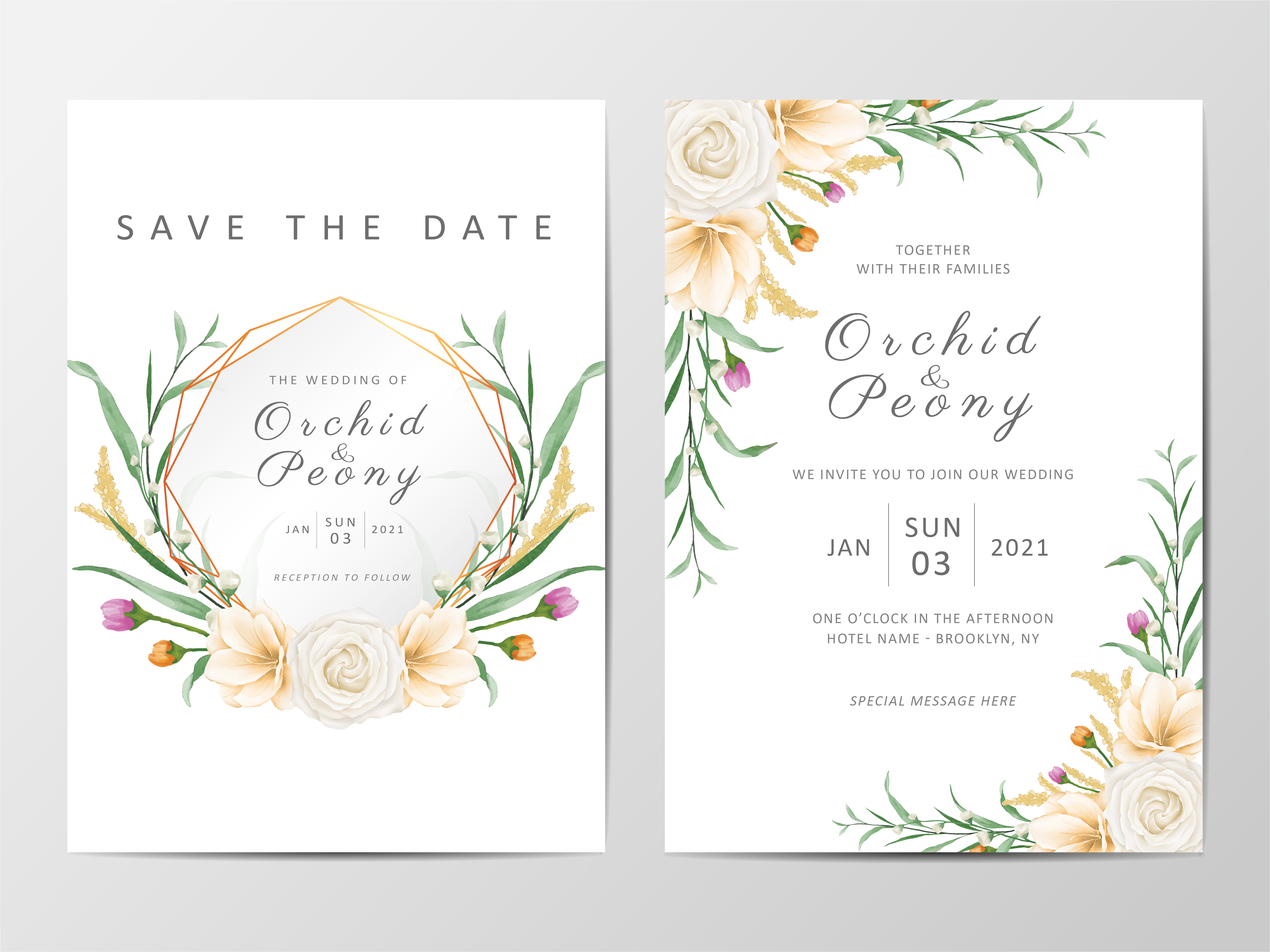 Free Printable Wedding Cards