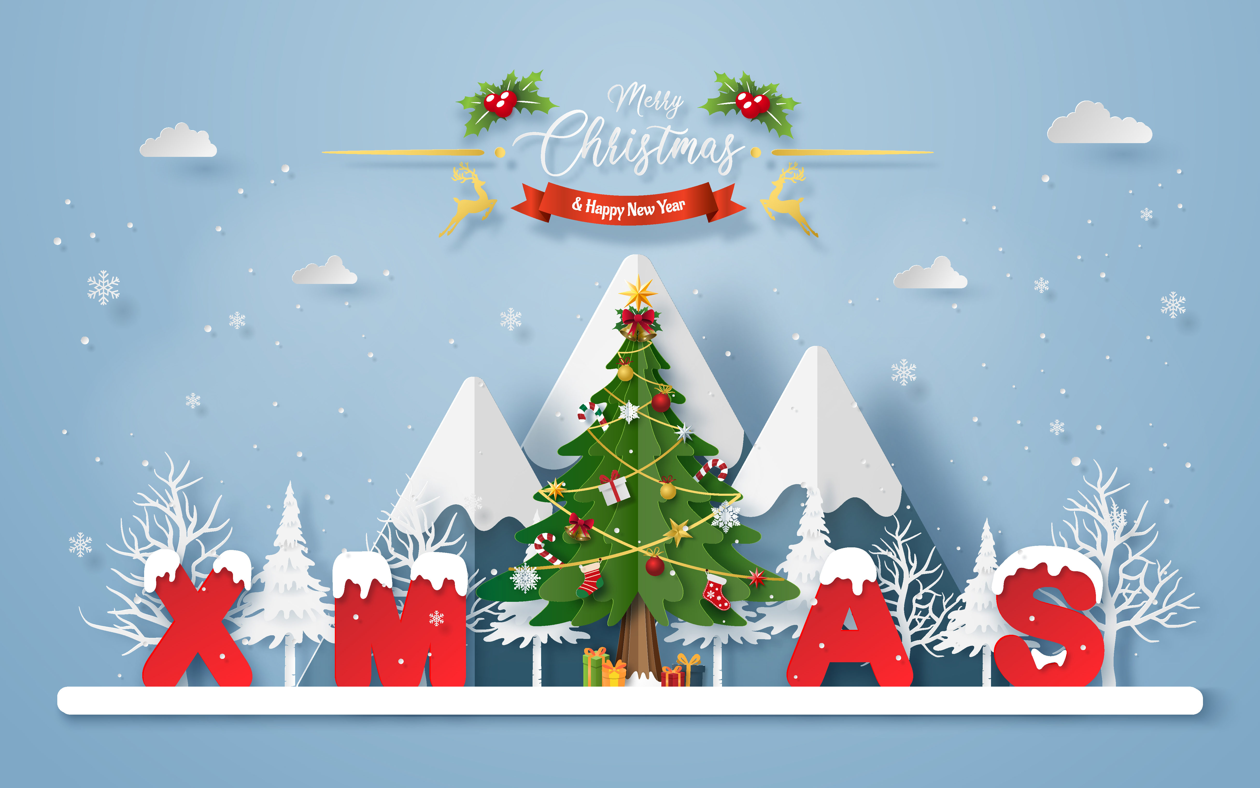 Decorazioni Natalizie Word.Albero Di Natale Con La Parola Natale Alla Montagna Scarica Immagini Vettoriali Gratis Grafica Vettoriale E Disegno Modelli