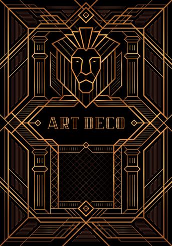 The Great Gatsby Deco Style  vector