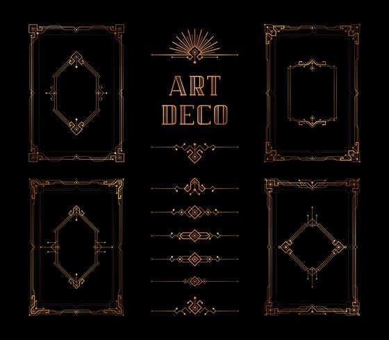 Abstract Geometric Frame Set  vector