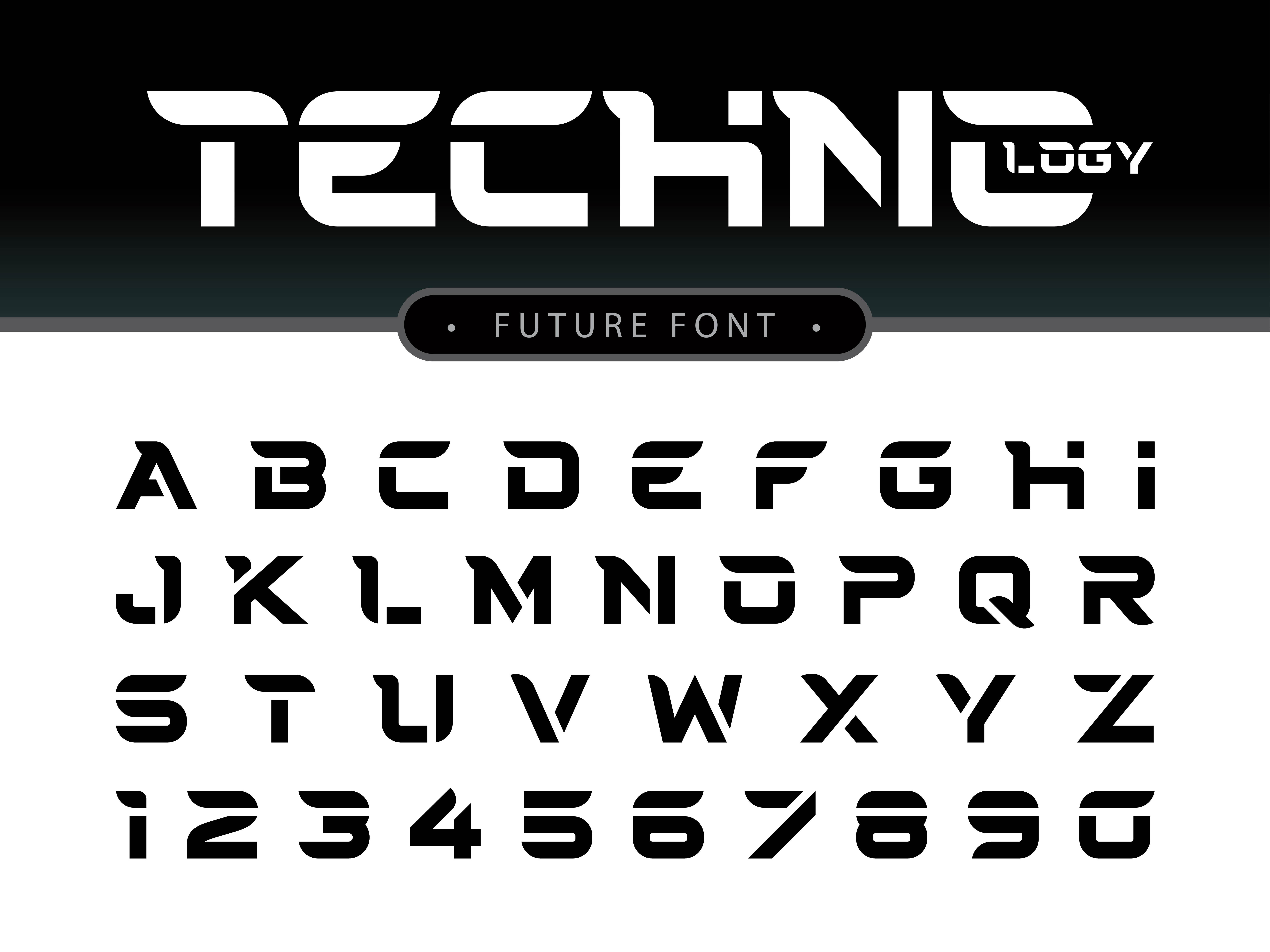 Cyberpunk numbers font фото 33