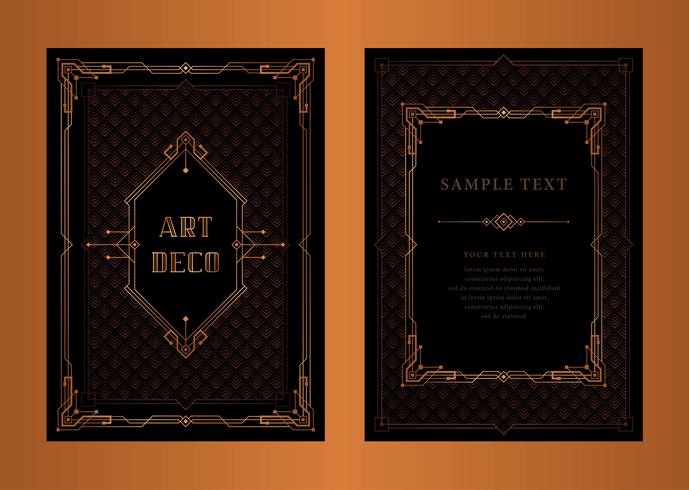 The Great Gatsby invitation Card  vector