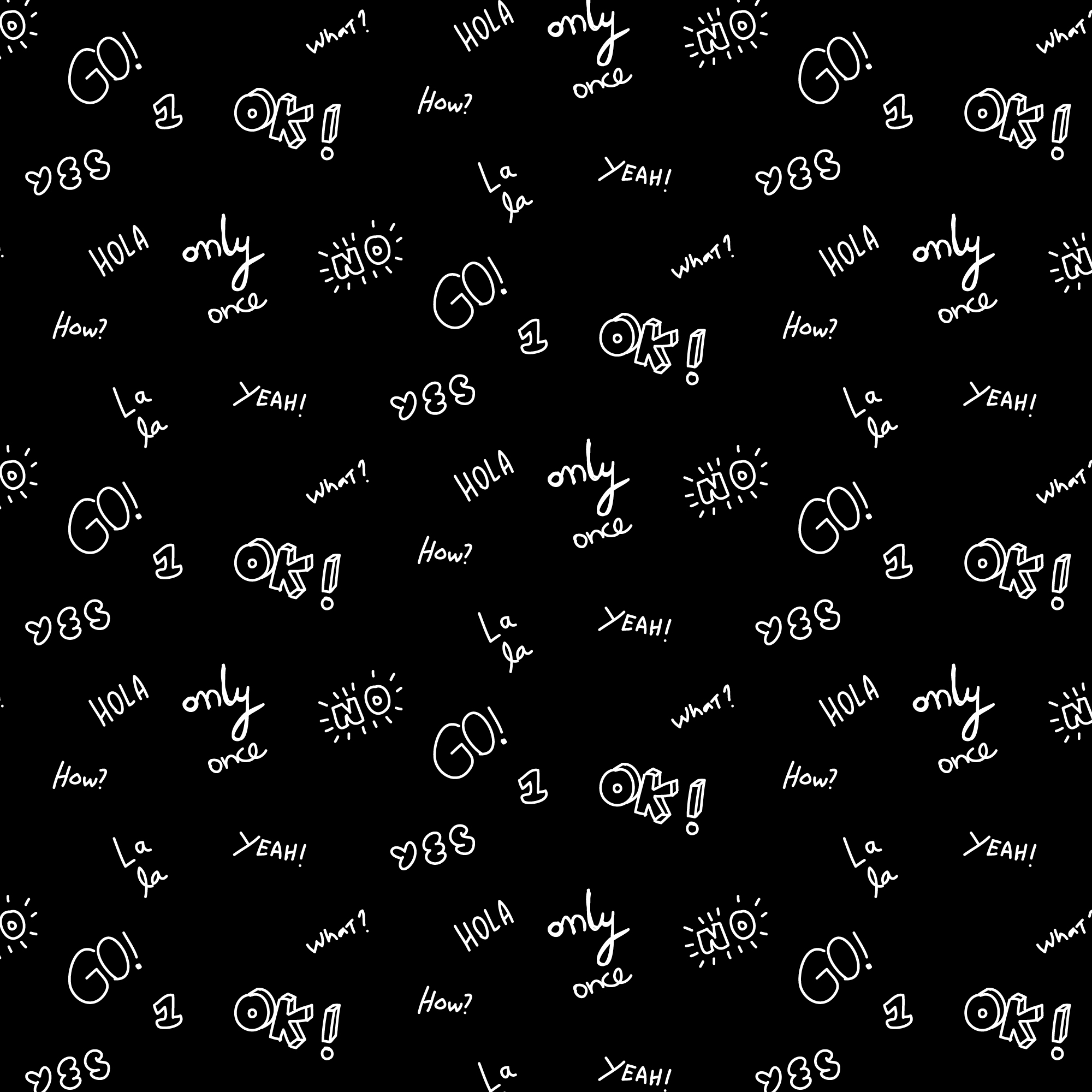 Hand drawn word and sayings pattern 673929 Vector Art at Vecteezy