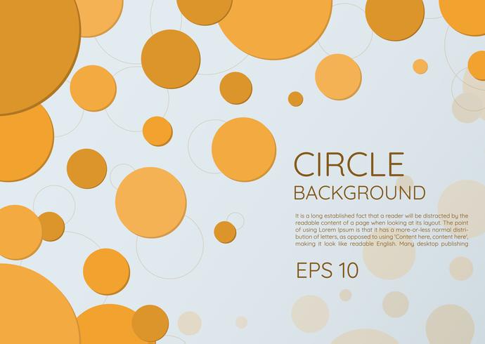 Circle background modern round style  vector
