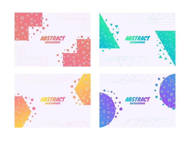 Abstract background line layer complex with geometric shape vector