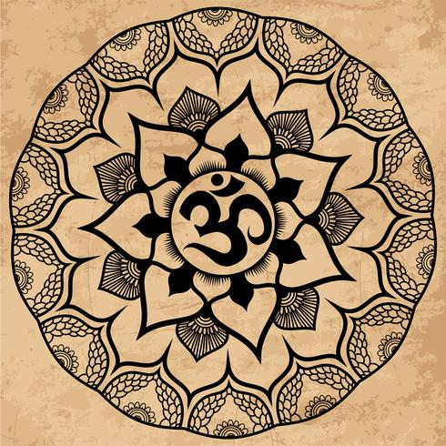 Mandala. Round Ornament vector