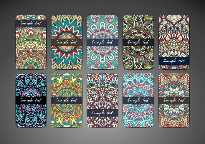 Set of Business Cards  vector