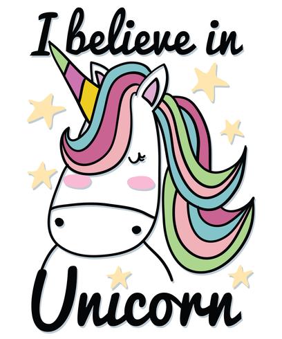 Download I Believe in Unicorn - Download Free Vectors, Clipart ...