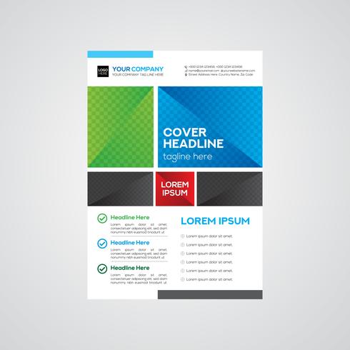 Real Estate Simple and Modern Flyer Design vector