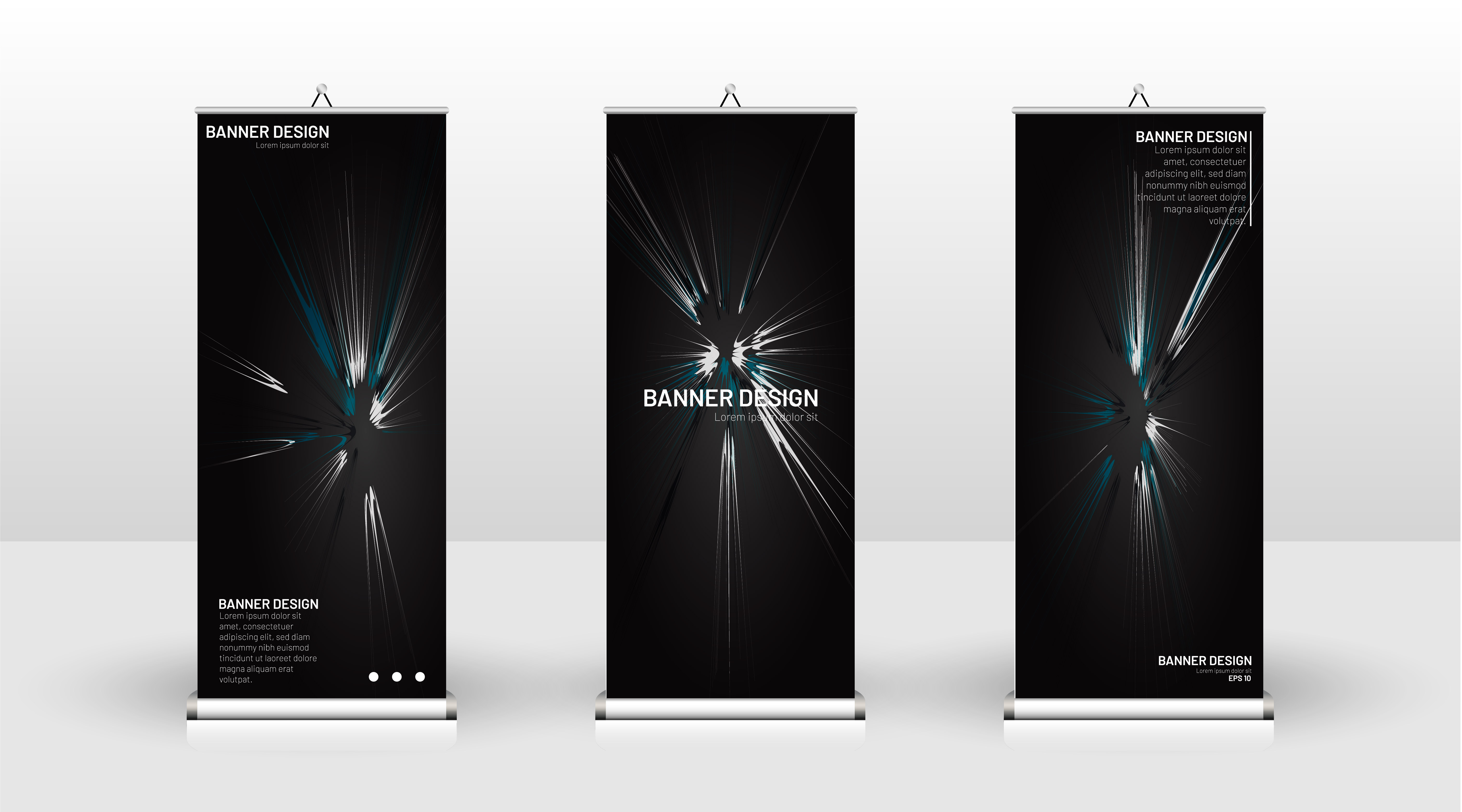 Black Vertical banner template 675066 Vector Art at Vecteezy