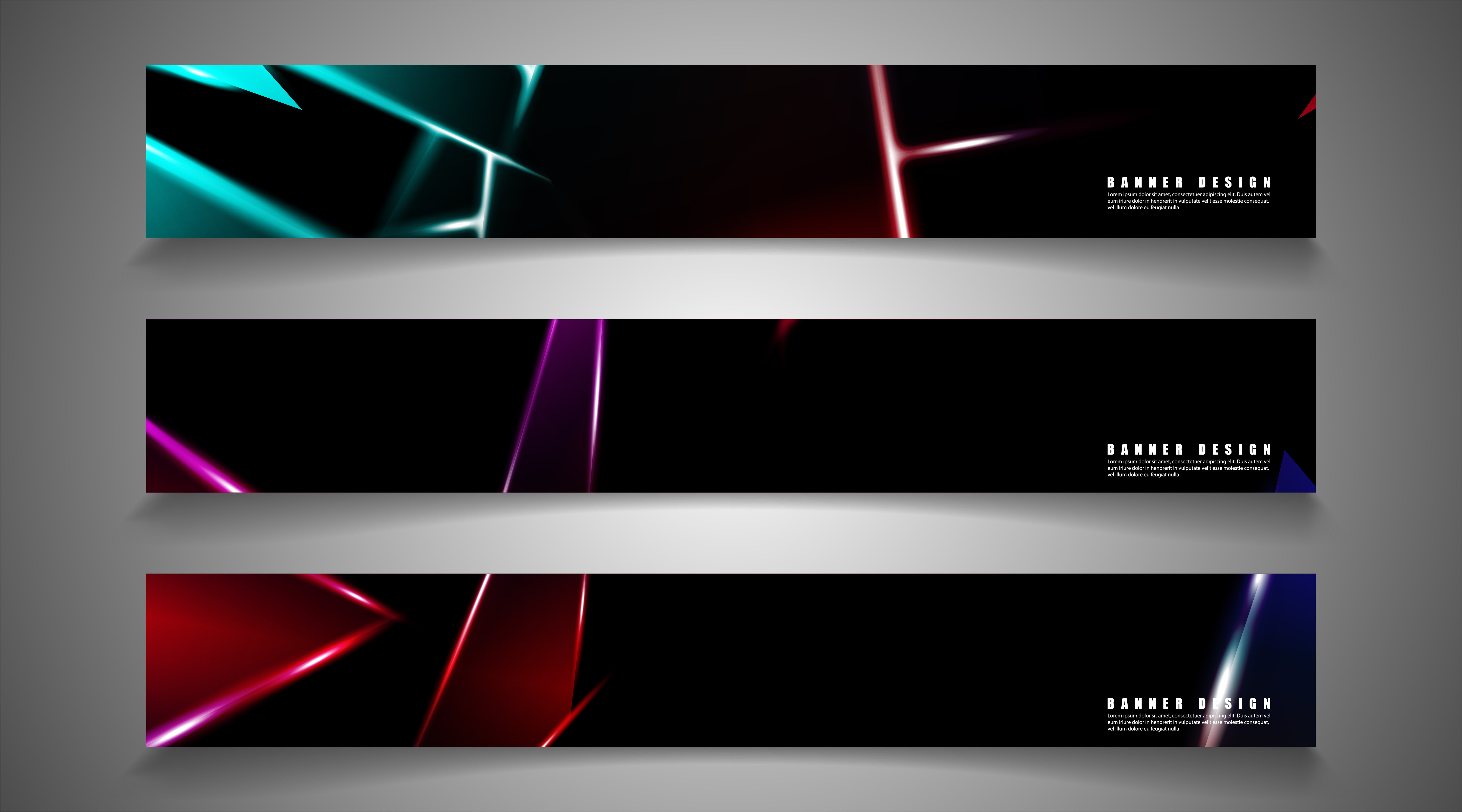 Minimal banner design Triangular shape 675083 Vector Art at Vecteezy