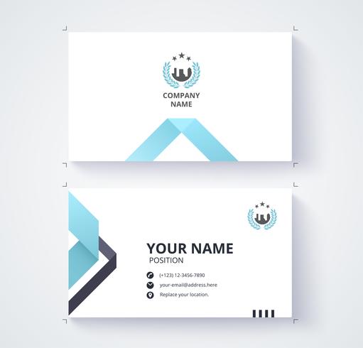 Business card template  vector