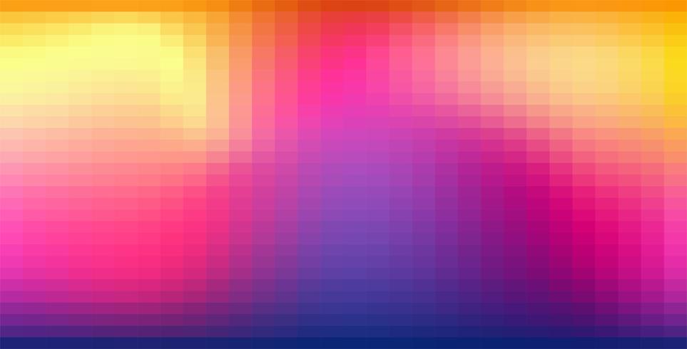 Fondo de color abstracto brillante Pixelate vector